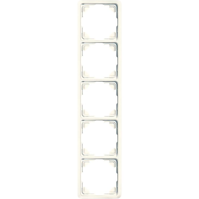 Jung - Abdeckrahmen Rahmen 5-fach ws 5585 waage/senkrecht