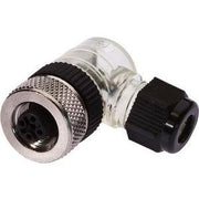 Ipf Electronic - Rundsteckverbinder, feldkonfektionierbar (Industriesteckverbinder) Kabeldose, abgewinkelt, VK003220 Selbstkonfektionierb