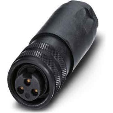 Phoenix Contact - Rundsteckverbinder, feldkonfektionierbar (Industriesteckverbinder) Sensor-/Aktor-Stecker SACC-MINFS-3CON-PG13