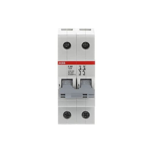 ABB Stotz S&J - Schalter für Reiheneinbau Trennschalter E202/125G Schaltgriff grau