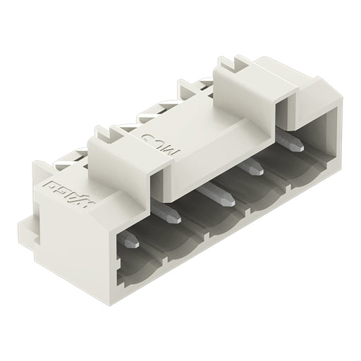 WAGO - Leiterplattensteckverbinder THT-Stiftleiste Lötstift 721-435/001-040 1,0x1,0,abgew.,lgr − 200 Stück