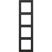 Jung - Abdeckrahmen Rahmen 4-fach anth AL 2984 AN waage/senkrecht