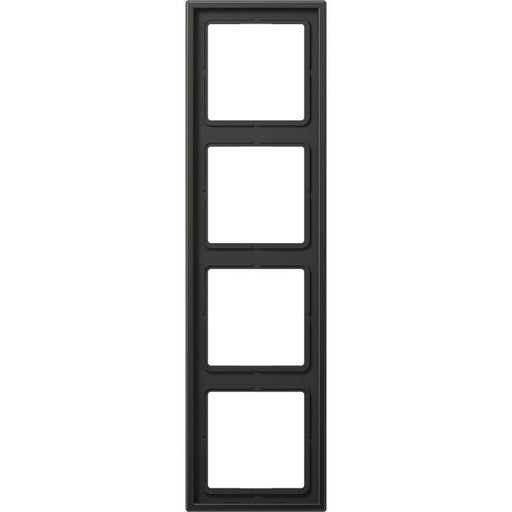 Jung - Abdeckrahmen Rahmen 4-fach anth AL 2984 AN waage/senkrecht