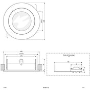 EVN Lichttechnik - Downlight/Strahler/Flutlicht NV-Einbauleuchte 613314