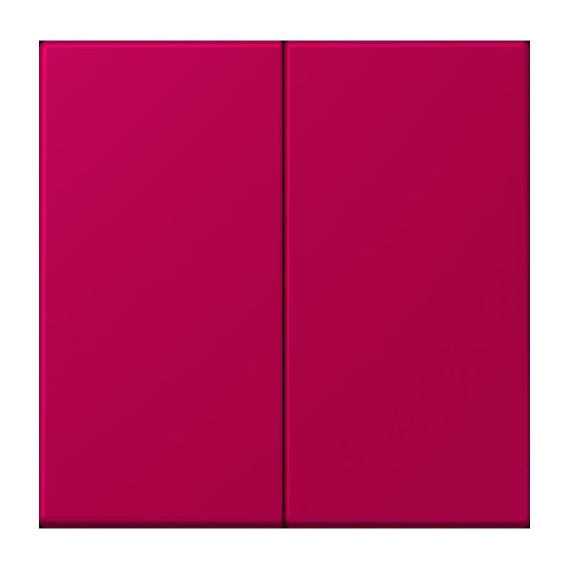 Jung - Bedienelement intelligent LB-Management Taster 2fach LC 1702 230 rouge rubia