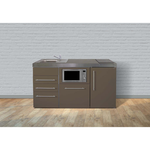 Stengel - Mini-Küche Miniküche Premiumline MPGSMS3MM160KSGKFlBr Mokka metallic