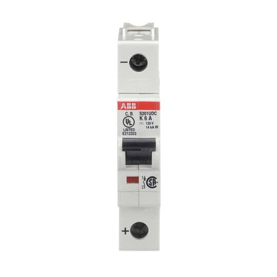 ABB Stotz S&J - Leitungsschutzschalter Sicherungsautomat S201UDC-K6 14 kA, 6 A, 1P