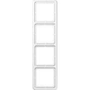 Jung - Abdeckrahmen Rahmen 4-fach aws CD 584 WU WW waage/senkrecht