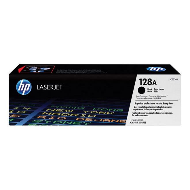 HP - Verbrauchsmaterial für Telefax/Drucker/MFC Lasertoner CE320A sw 2.000 Seiten,schwarz