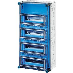 Hensel - Installationskleinverteiler Automatengehäuse Mi 1444 48TE m.4Klappdeckeln − 1 Stück by Hensel
