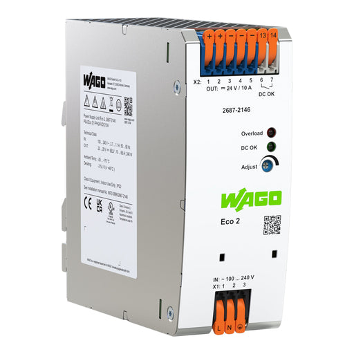 WAGO - Gleichstromversorgung Stromversorgung 2687-2146 Eco 2,1-phasig