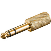Goobay - Zubehör/Ersatzteile für Kopfhörer/Head-Set Kopfhörer-Adapter 11062 Klinke 6,35mm/3,5mm − 10 Stück