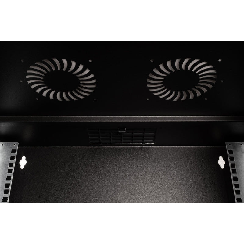 DIGITUS - Netzwerk-/Serverschrank Wandgehäuse SOHO PRO DN-49207 12HE,sw