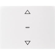 Berker - Abdeckung/Bedienelement für Installationsschalterprogramme Abdeckung Tastsensor-Modul 80961279 1-fach polarweiß