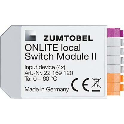 Zumtobel Group - Notlichtbaustein DALI Schalt-Eingangsgerät ONLITE loc #22169120 4-fach