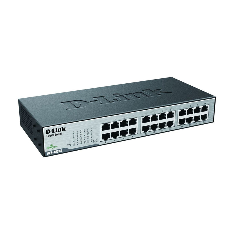 DLink - Netzwerk Switch 24-Port Ethernet Switch DES-1024D/E 24x10/100Mbit
