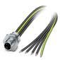 Phoenix Contact - Rundsteckverbinder, feldkonfektionierbar (Industriesteckverbinder) Einbausteckverbinder SACC-E-M12MS#1415291
