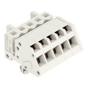 WAGO - Kabelsteckverbinder für Leiterplattensteckverbinder 1-Leiter Federleiste 721-305/008-000 CAGECLAMP 2,5mm²,lgr − 50 Stück