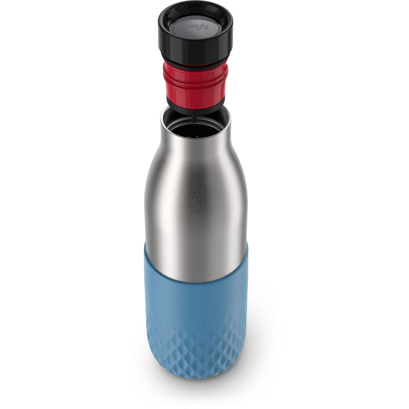 Emsa - Zubehör/Ersatzteile für Kleingeräte Trinkflasche BLUDROP sleeve aq-bl 0,5L sleeve Aquablue