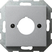 Gira - Übergangsadapter für Installationsschalterprogramme Zentralplatte f.22,5 alu 027226 System55