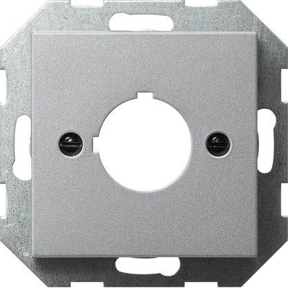 Gira - Übergangsadapter für Installationsschalterprogramme Zentralplatte f.22,5 alu 027226 System55