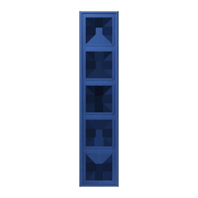 Jung - Abdeckrahmen Rahmen 5-fach LC 985 253 bleu outremer 59
