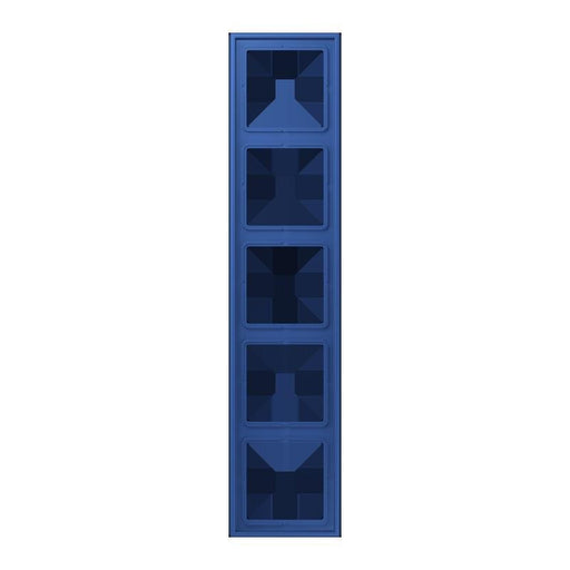 Jung - Abdeckrahmen Rahmen 5-fach LC 985 253 bleu outremer 59