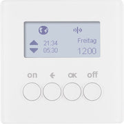 Berker - Bussystem-Zeitschaltuhr KNX-Funk Zeitschaltuhr 85745229 polarweiß samt