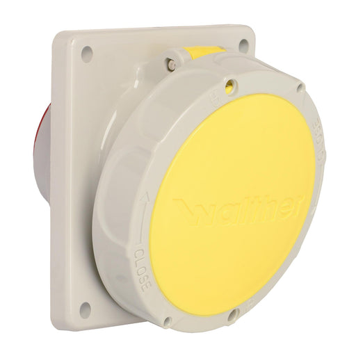 Walther Werke - CEE-Anbausteckdose (IEC 60309) Anbaudose schräg 32A 539304 3P 110V 4h IP67