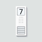 Siedle&Söhne - Zubehör/Ersatzteile für Türkommunikation Gehäuse-Oberteil CA 812-4/CA 850-4 W Signalweiß