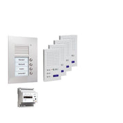 TCS Tür Control - Türsprech-Set Paketlösung UP 4WE PPUF04-EN/02 z.hörerl.Freisprech
