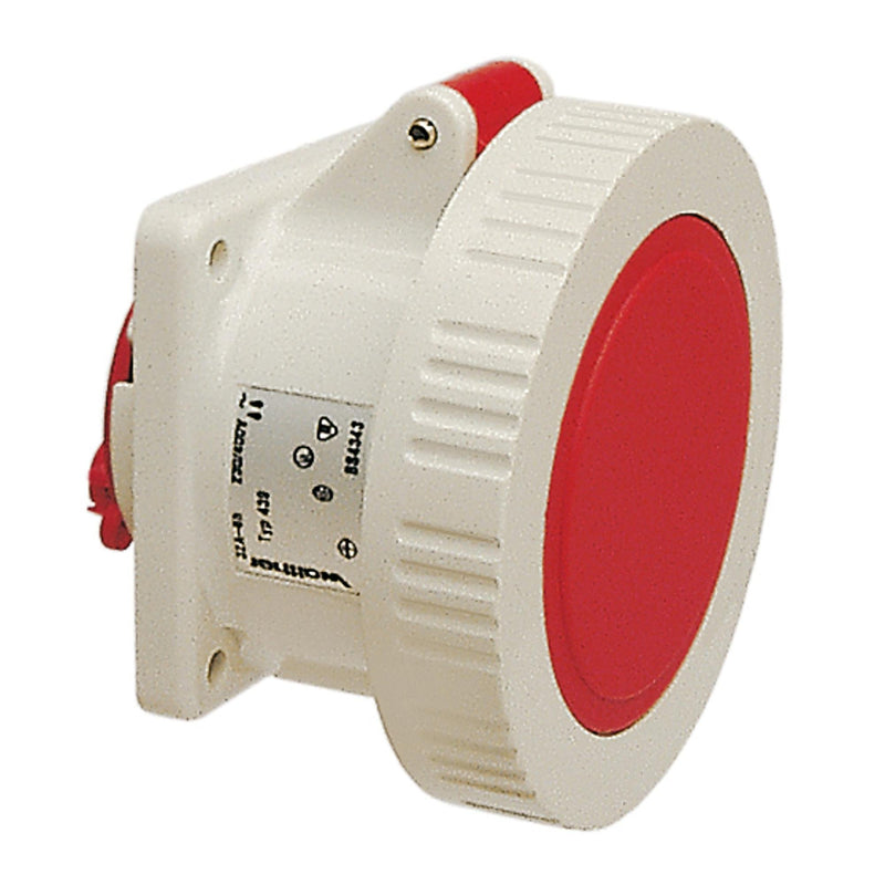 Walther Werke - CEE-Anbausteckdose (IEC 60309) Anbaudose gerade 32A 439NI 5P 400V 6h IP67
