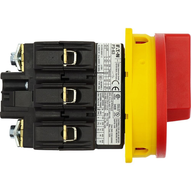 Eaton - Lasttrennschalter Hauptschalter P3-63/EA/SVB Einbau/rot