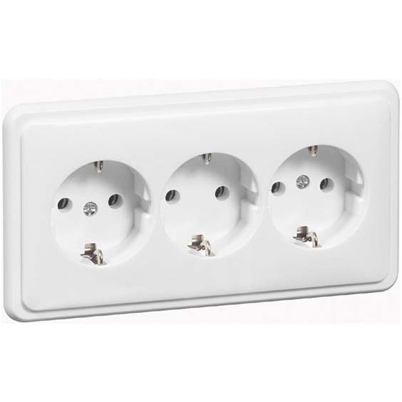 Peha - Schalter-/Steckdosenkombination Steckdose ws D 80.6513 W