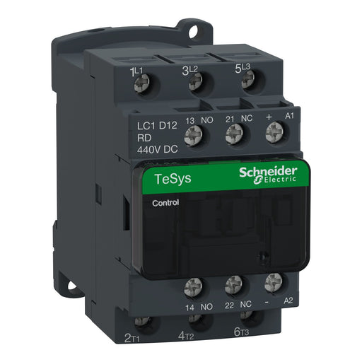 Schneider Electric - Leistungsschütz zum Schalten von Wechselstrom Leistungsschütz LC1D12RD 12A 440VDC − 1 Stück by Schneider
