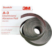 3M - Schleifpapier/Schleifvlies Schleifmittel A-3 25,4mmx22,86m,120JGr − 10 Stück