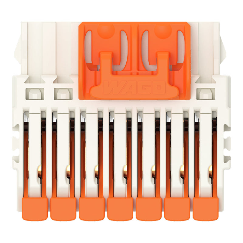 WAGO - Kabelsteckverbinder für Leiterplattensteckverbinder 1-Leiter-Federleiste,Hebel 2734-1107/328-000 PushinCAGECLAMP,lgr − 50 Stück
