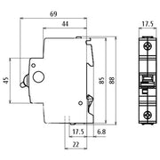 DEHN - Leitungsschutzschalter Sicherungsautomat LS B6 DSH ZP LSG B-Char. 25 kA