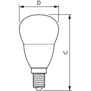 Philips Lighting - LED-Lampe/Multi-LED LED-Tropfenlampe E14 CorePro lu #31264700 matt
