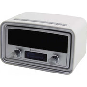 Soundmaster - Radio DAB+/UKW Uhrenradio UR190WE si-ws m.Festsenderspeicher − 2 Stück