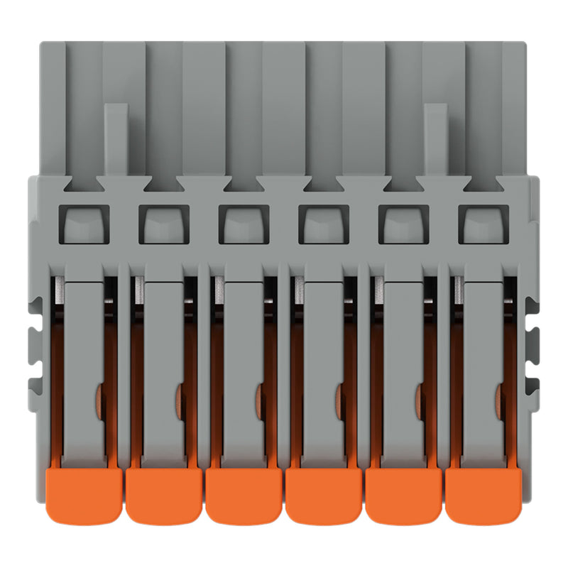 WAGO - Kabelsteckverbinder für Leiterplattensteckverbinder 1-Leiter-Federleiste 2231-1106/327-047 − 50 Stück