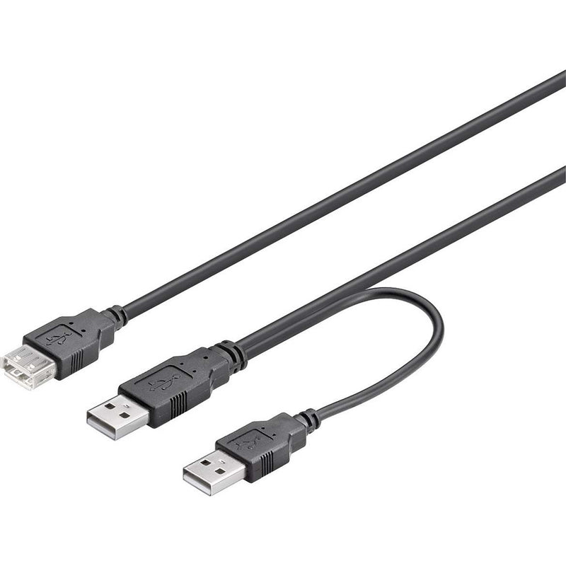 Goobay - PC-Kabel USB-2.0-Kabel,Dual-Power 93353 Y USB-Kabel