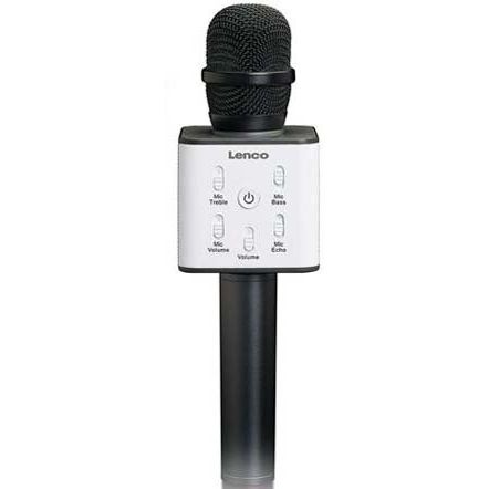 LENCO - Mikrofon Karaoke-Mikrofon BMC-090 black BT,2x3W(RMS)