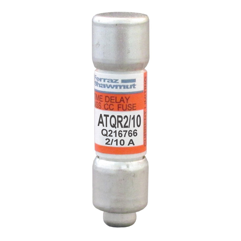 Mersen - Zylindrische Sicherung Sicherungseinsatz Class CC ATQR2/10 T ATQR 10x38 0,2A − 10 Stück
