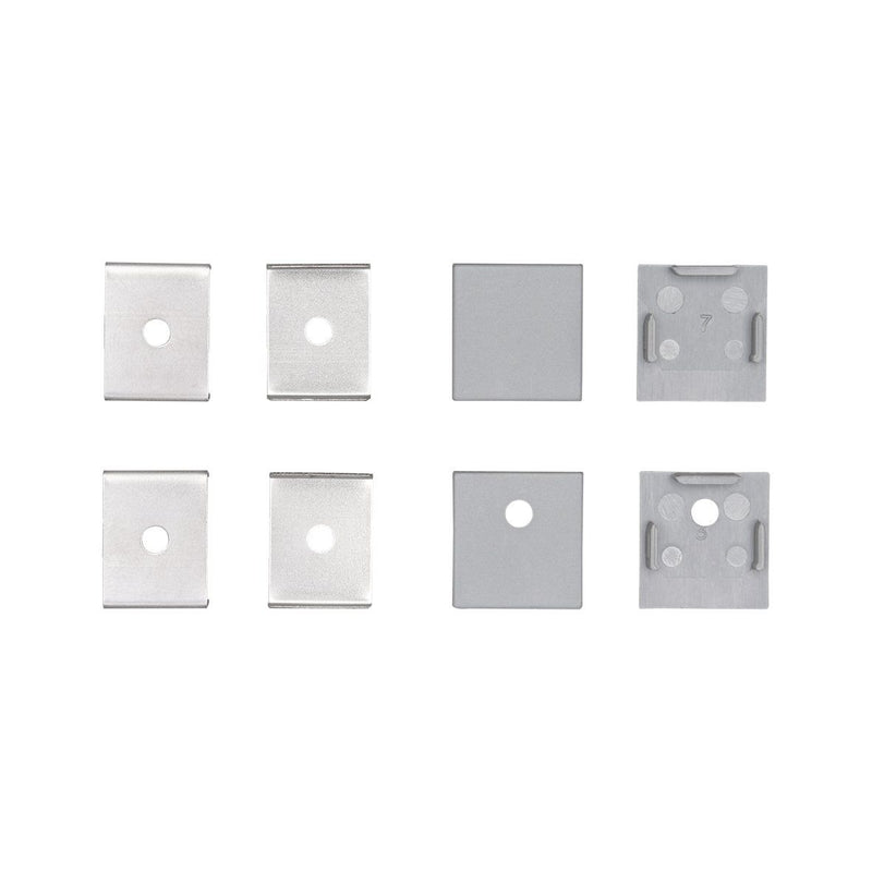 Nobile - Zubehör/Ersatzteile für Lichtschlauch/-band Ersatzkit für Alu U-Profil 5011148807 grau − 1 Stück