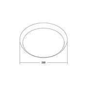 Brumberg Leuchten - Mechanisches Zubehör/Ersatzteile für Leuchten Abdeckring 81128170 weiß