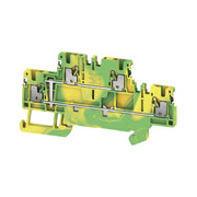 Weidmüller - Schutzleiter-Reihenklemme Klemme A2T 1.5 PE DL PUSH IN, 1.5 mm² − 50 Stück