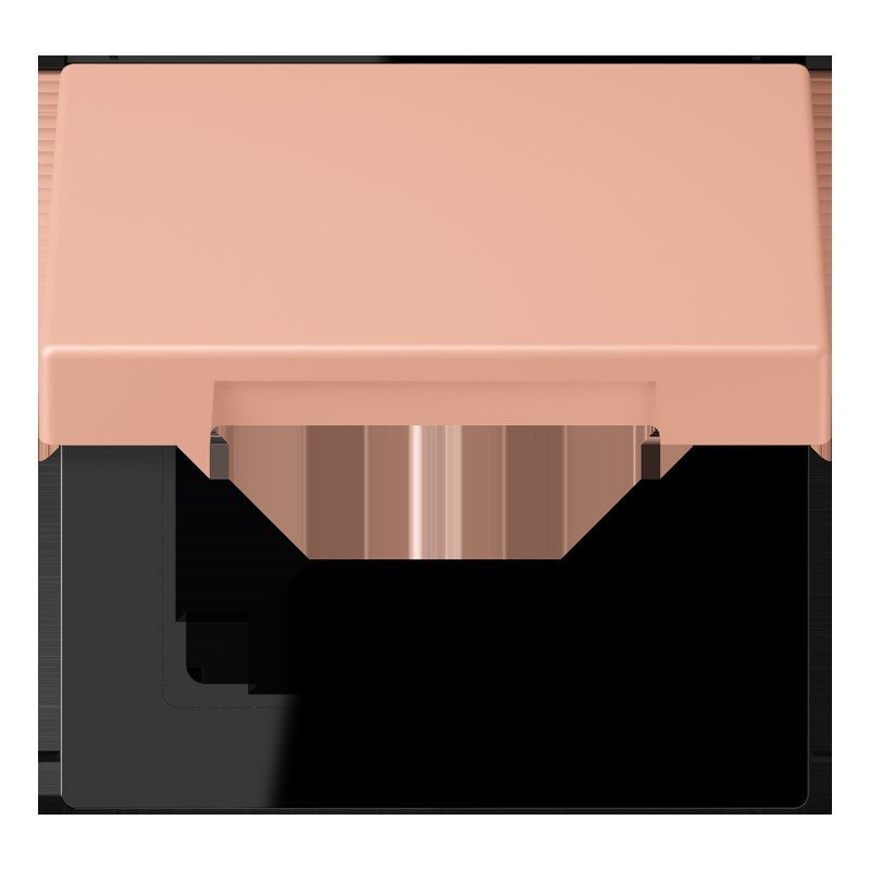 Jung - Abdeckrahmen Klappdeckel m. Stellfeder LC 990 BFKL 231 rose clair