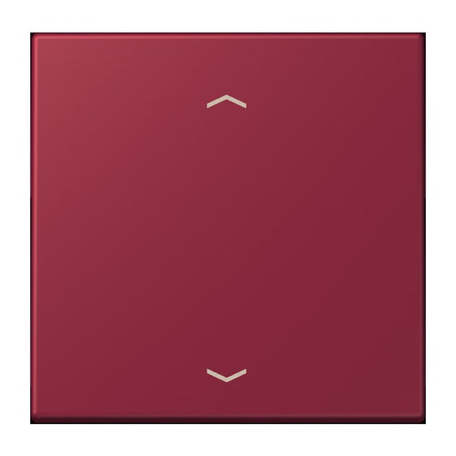 Jung - Abdeckung/Bedienelement für Installationsschalterprogramme Wippe 1fach m. Pfeilsymb. LC 990 P 255 le rubis (4320M)