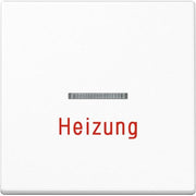 Jung - Abdeckung/Bedienelement für Installationsschalterprogramme Wippe Heizung Notschalter A 590 BF H WW alpinweiß